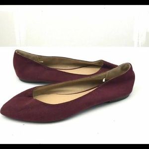Old navy maroon flats